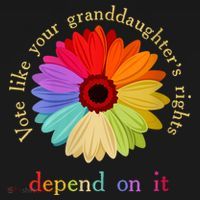 Vote Like Your Granddaughters Rights Depend On It Visor thumb 3
