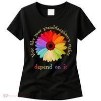 Vote Like Your Granddaughters Rights Depend On It Women's T-Shirt thumb 0