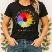 Vote Like Your Granddaughters Rights Depend On It Women's T-Shirt thumb 2