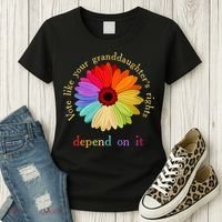 Vote Like Your Granddaughters Rights Depend On It Women's T-Shirt thumb 3