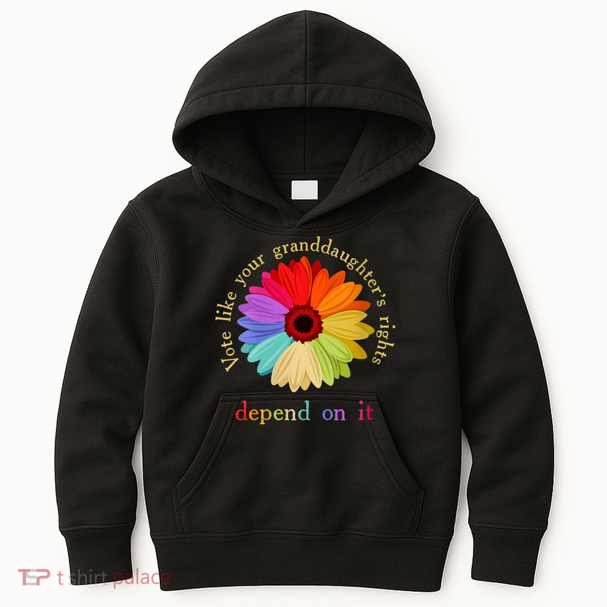 Vote Like Your Granddaughters Rights Depend On It Kids Hoodie