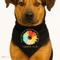 Vote Like Your GranddaughterS Rights Depend On It Feminist USA-Made Doggie Bandana thumb 1