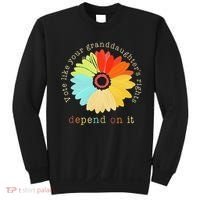 Vote Like Your GranddaughterS Rights Depend On It Feminist Sweatshirt thumb 0