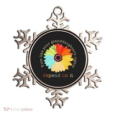 Vote Like Your GranddaughterS Rights Depend On It Feminist Ornament