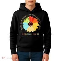 Vote Like Your GranddaughterS Rights Depend On It Feminist Kids Hoodie thumb 4