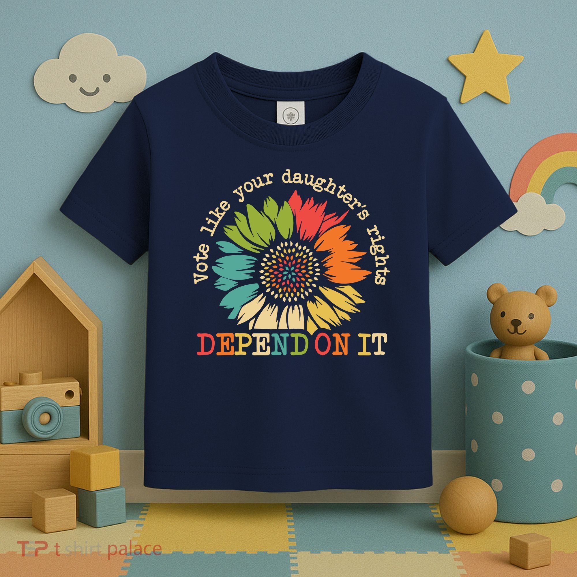 Vote Like Your Daughters Rights Depend On It Toddler T-Shirt