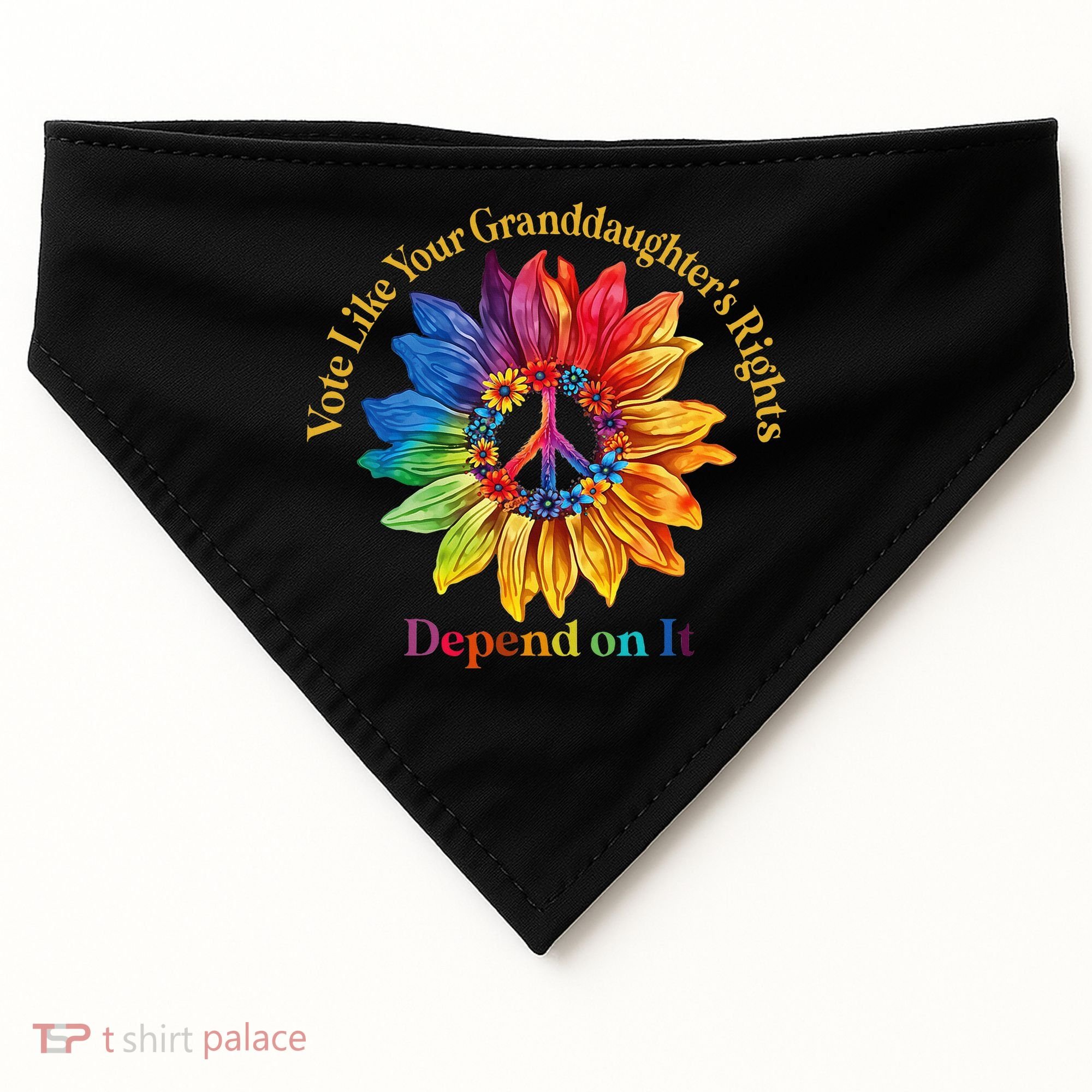Vote Like Your GranddaughterS Rights Depend On It USA-Made Doggie Bandana