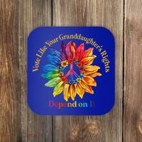 Vote Like Your GranddaughterS Rights Depend On It Coaster thumb 0