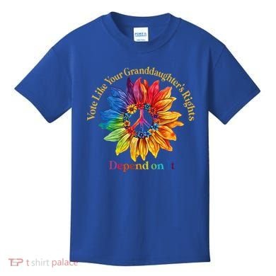 Vote Like Your GranddaughterS Rights Depend On It Kids T-Shirt