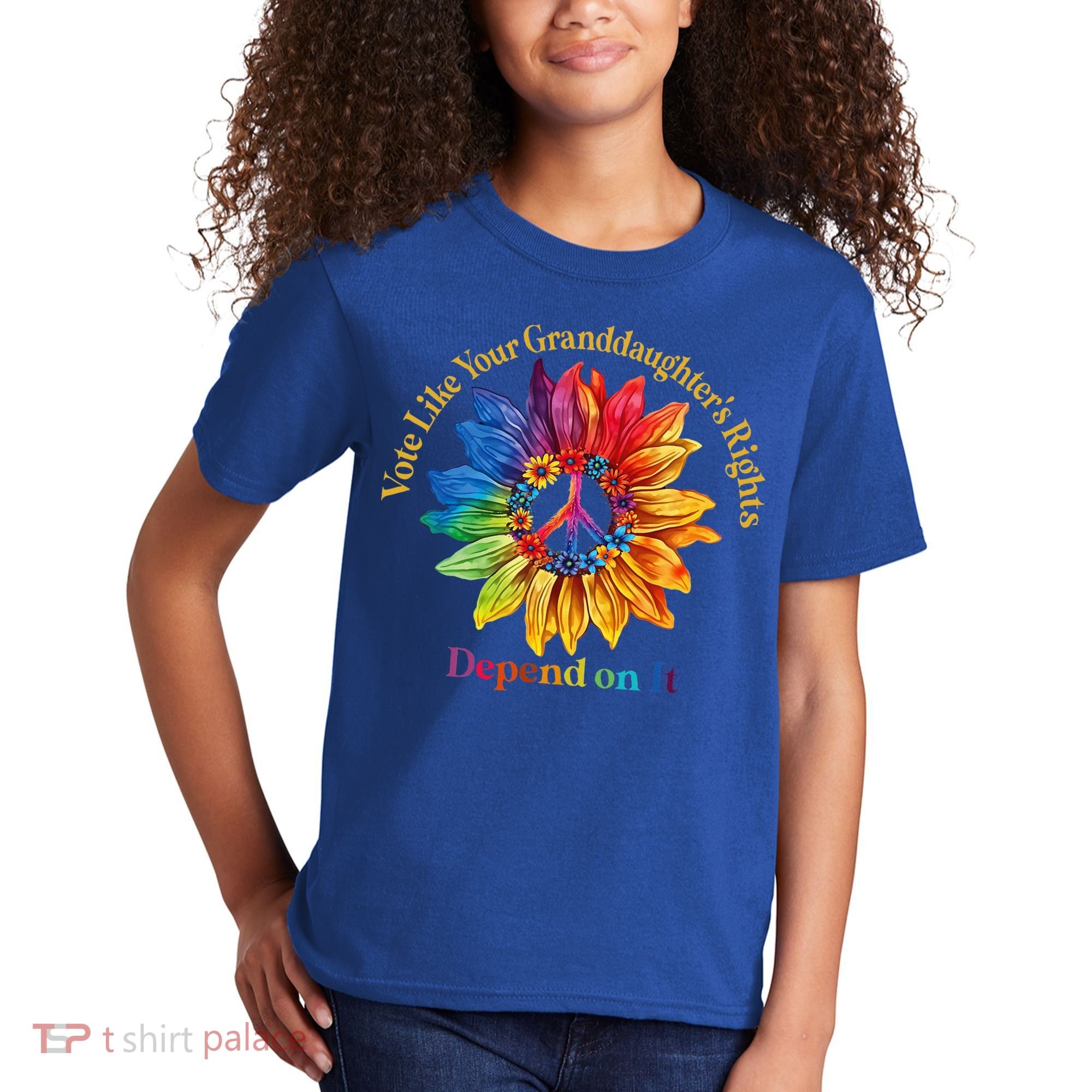 Vote Like Your GranddaughterS Rights Depend On It Kids T-Shirt