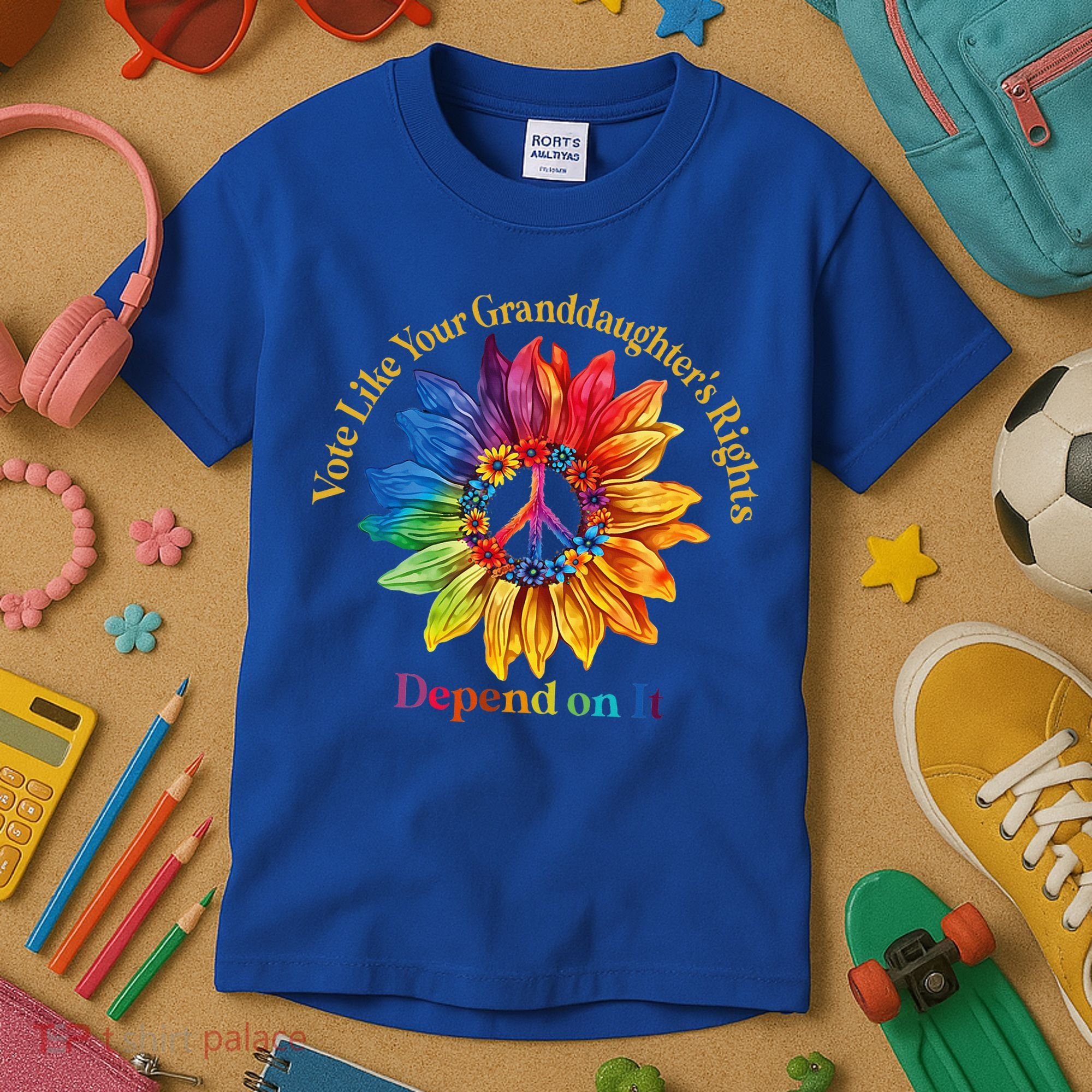 Vote Like Your GranddaughterS Rights Depend On It Kids T-Shirt