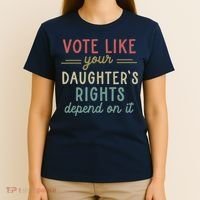 Vote Like Your Daughter’S Rights Depend On It T-Shirt thumb 4