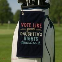 Vote Like Your Daughter’S Rights Depend On It Golf Towel thumb 2