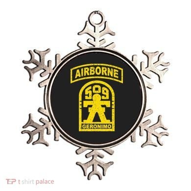 Vintage Mod 1 Geronimo 509th Airborne Parachute Infantry Ornament