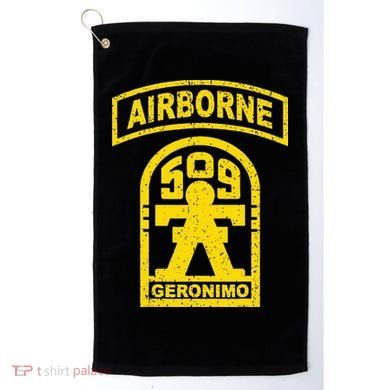 Vintage Mod 1 Geronimo 509th Airborne Parachute Infantry Golf Towel
