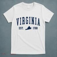 Virginia Map 1788 Vintage Souvenirs Virginia T-Shirt thumb 5