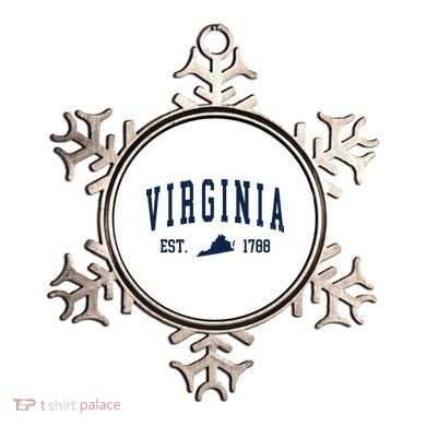 Virginia Map 1788 Vintage Souvenirs Virginia Ornament