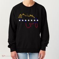 Venezuela Map 7 Stars Flag Gift Women's Sweatshirt thumb 0