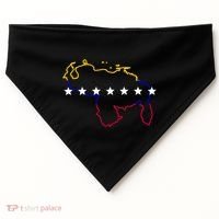 Venezuela Map 7 Stars Flag Gift USA-Made Doggie Bandana thumb 0