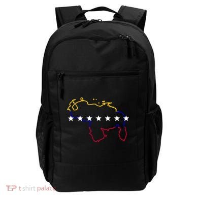 Venezuela Map 7 Stars Flag Gift Backpack