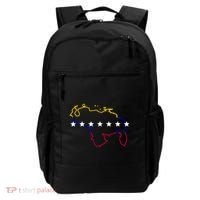 Venezuela Map 7 Stars Flag Gift Backpack thumb 0