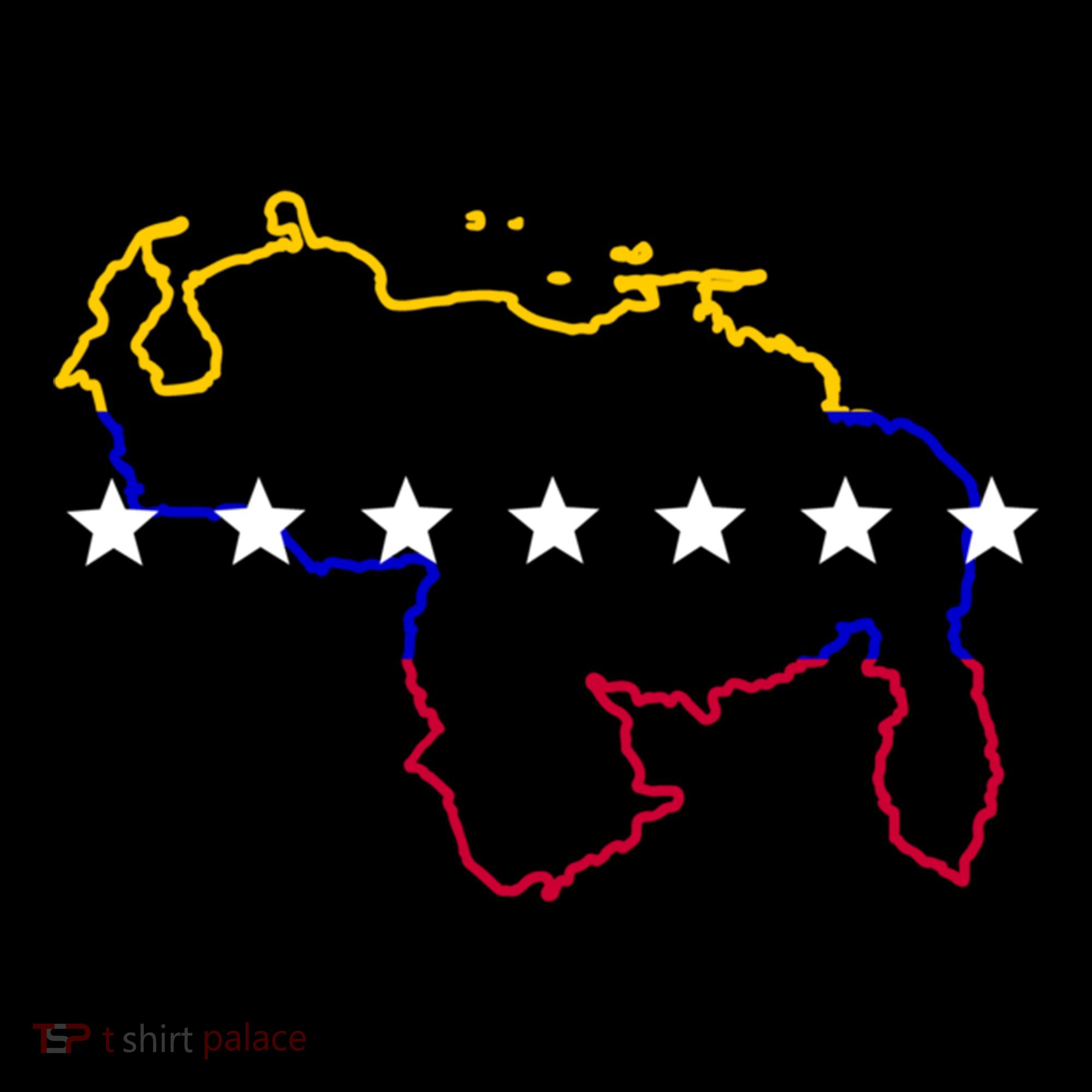 Venezuela Map 7 Stars Flag Gift Bucket Hat