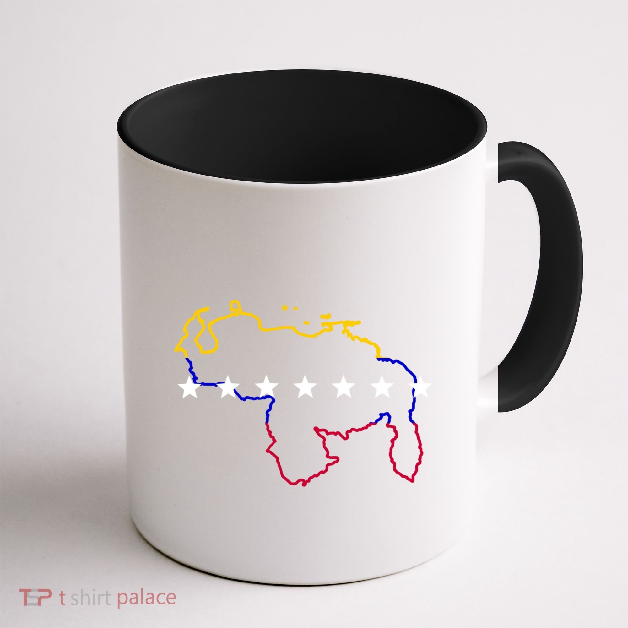 Venezuela Map 7 Stars Flag Gift Coffee Mug