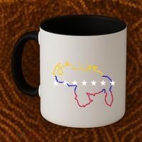 Venezuela Map 7 Stars Flag Gift Coffee Mug thumb 2