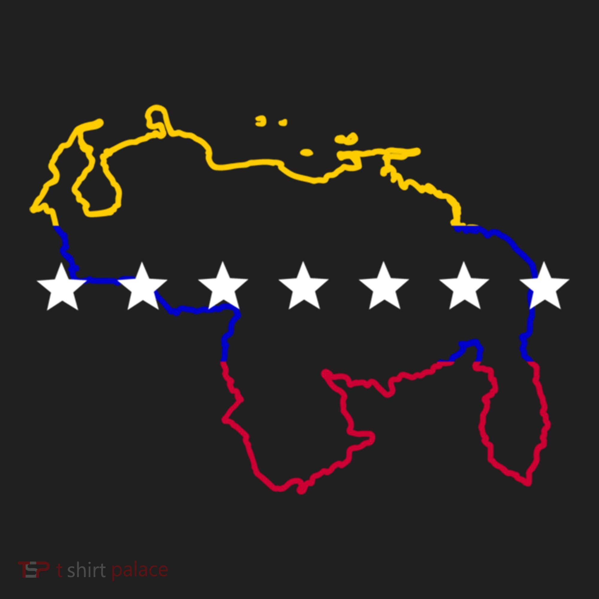 Venezuela Map 7 Stars Flag Gift Hat