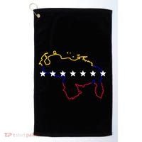 Venezuela Map 7 Stars Flag Gift Golf Towel thumb 0