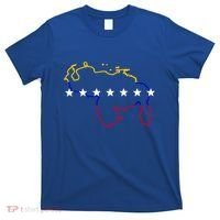 Venezuela Map 7 Stars Flag Gift T-Shirt thumb 0