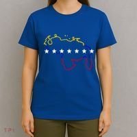 Venezuela Map 7 Stars Flag Gift T-Shirt thumb 4