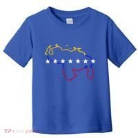 Venezuela Map 7 Stars Flag Gift Toddler T-Shirt thumb 0