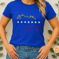 Venezuela Map 7 Stars Flag Gift Women's T-Shirt thumb 2