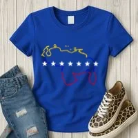 Venezuela Map 7 Stars Flag Gift Women's T-Shirt thumb 3