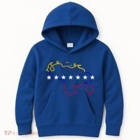 Venezuela Map 7 Stars Flag Gift Kids Hoodie thumb 0