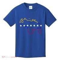 Venezuela Map 7 Stars Flag Gift Kids T-Shirt thumb 0