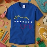 Venezuela Map 7 Stars Flag Gift Kids T-Shirt thumb 3