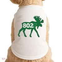 Vermont Moose 802 Vermont Green Mountain State Doggie Tank thumb 0