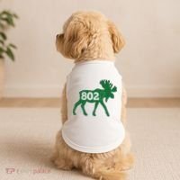 Vermont Moose 802 Vermont Green Mountain State Doggie Tank thumb 2
