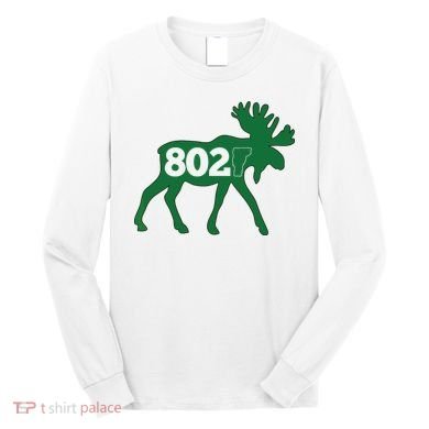 Vermont Moose 802 Vermont Green Mountain State Long Sleeve Shirt