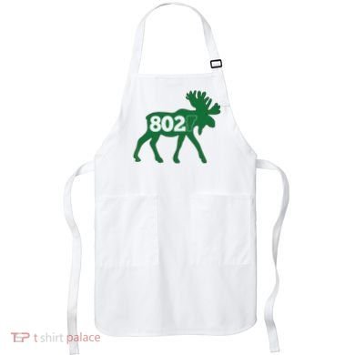Vermont Moose 802 Vermont Green Mountain State Apron