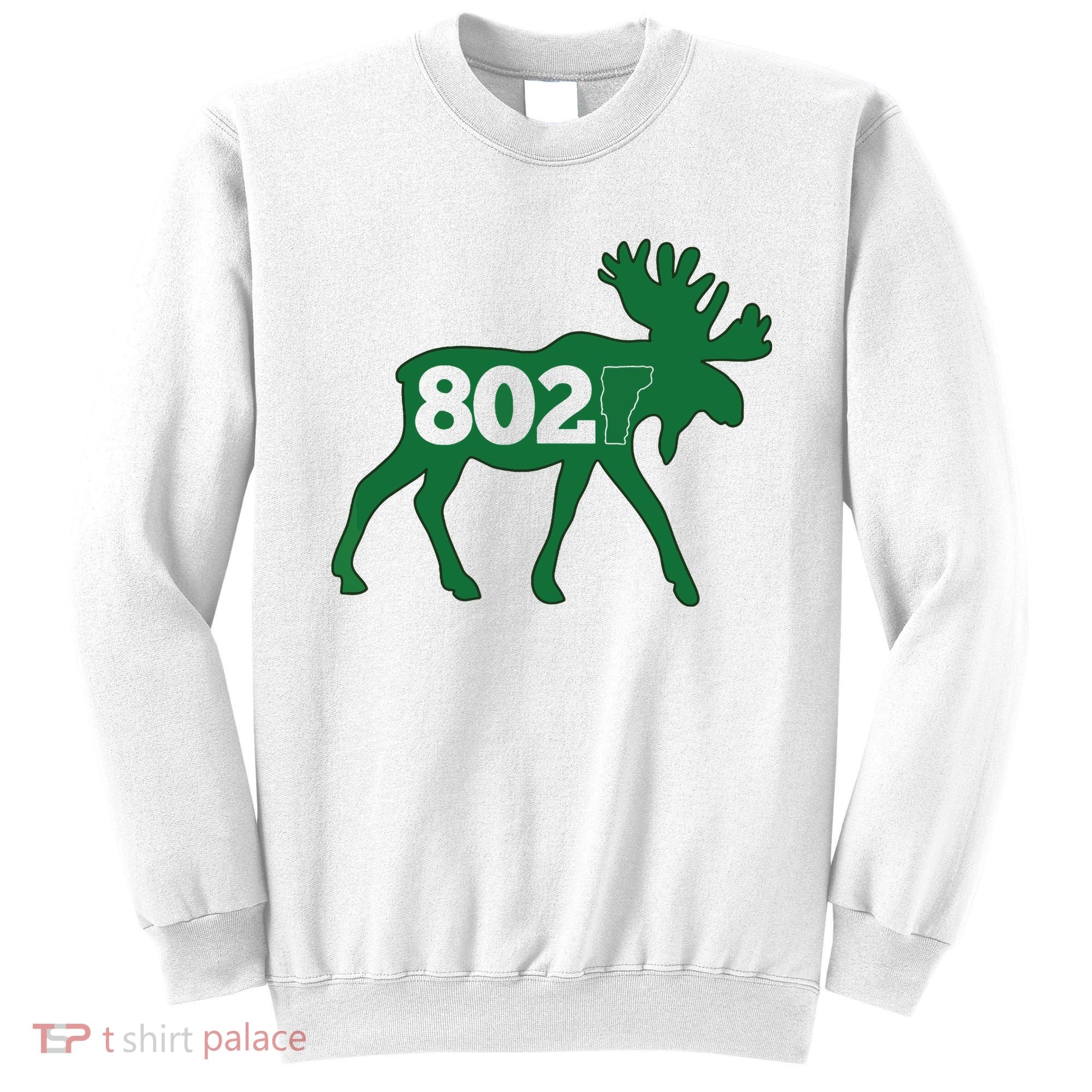 Vermont Moose 802 Vermont Green Mountain State Sweatshirt