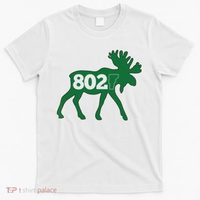 Vermont Moose 802 Vermont Green Mountain State T-Shirt