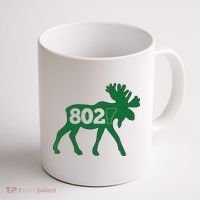 Vermont Moose 802 Vermont Green Mountain State Coffee Mug thumb 1