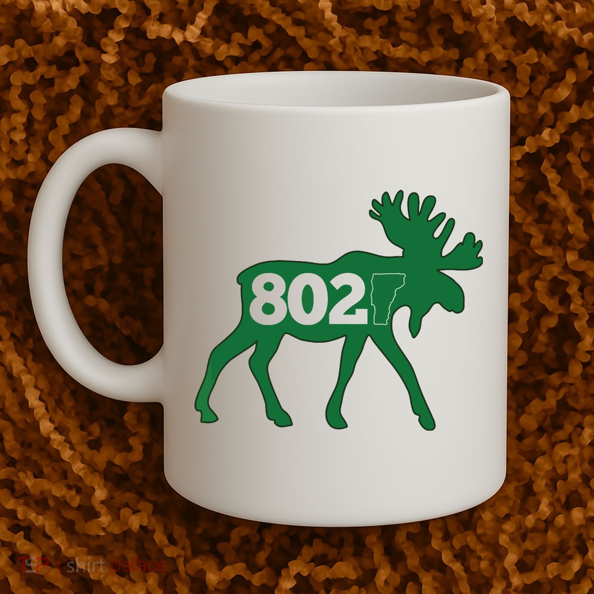 Vermont Moose 802 Vermont Green Mountain State Coffee Mug