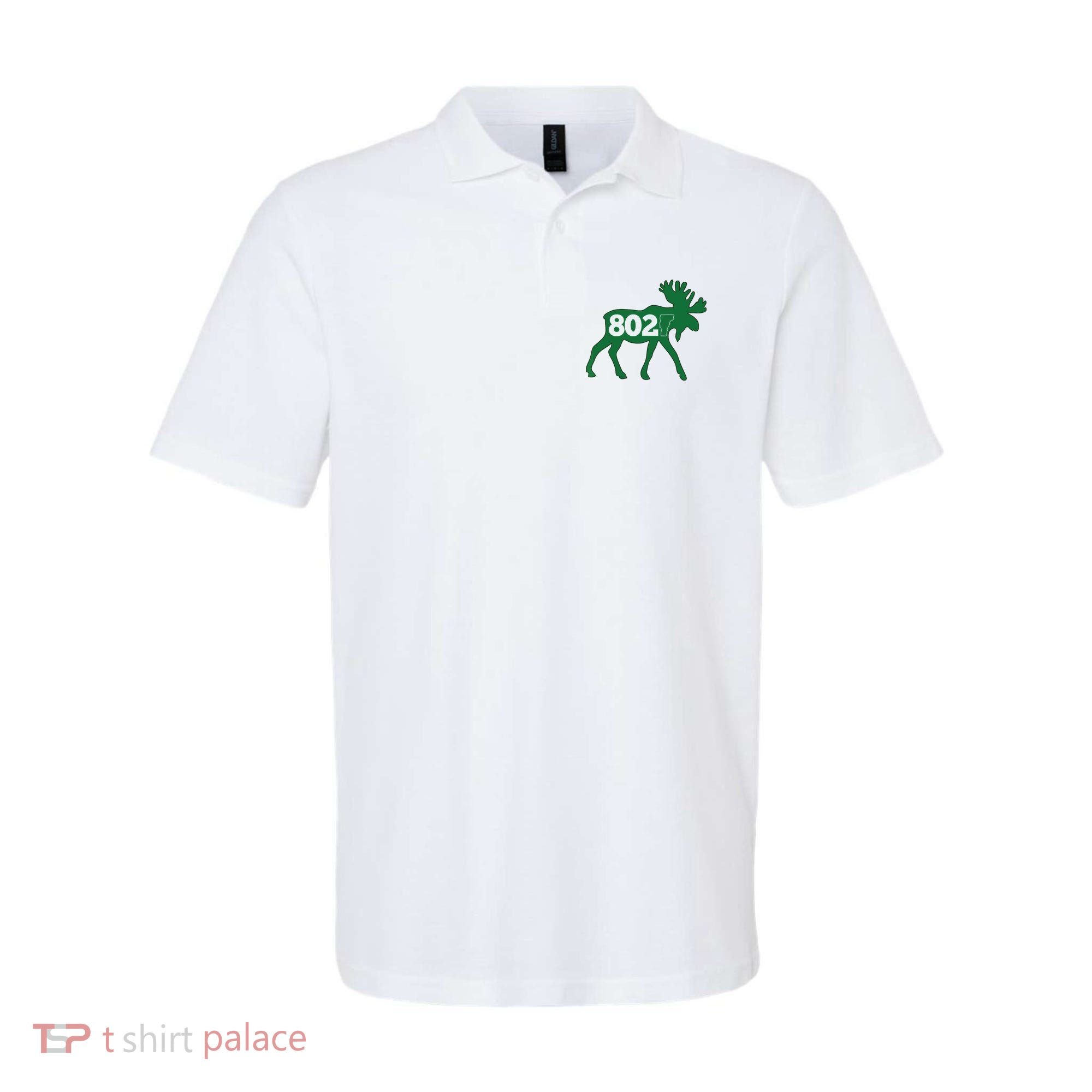 Vermont Moose 802 Vermont Green Mountain State Polo