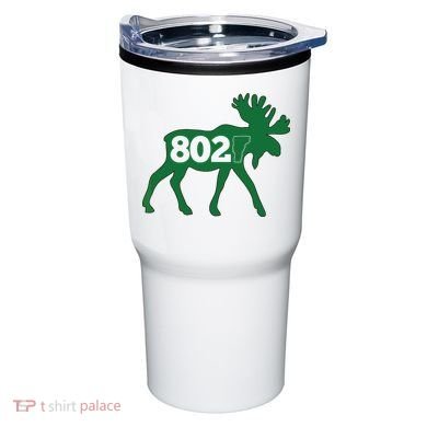Vermont Moose 802 Vermont Green Mountain State Tumbler