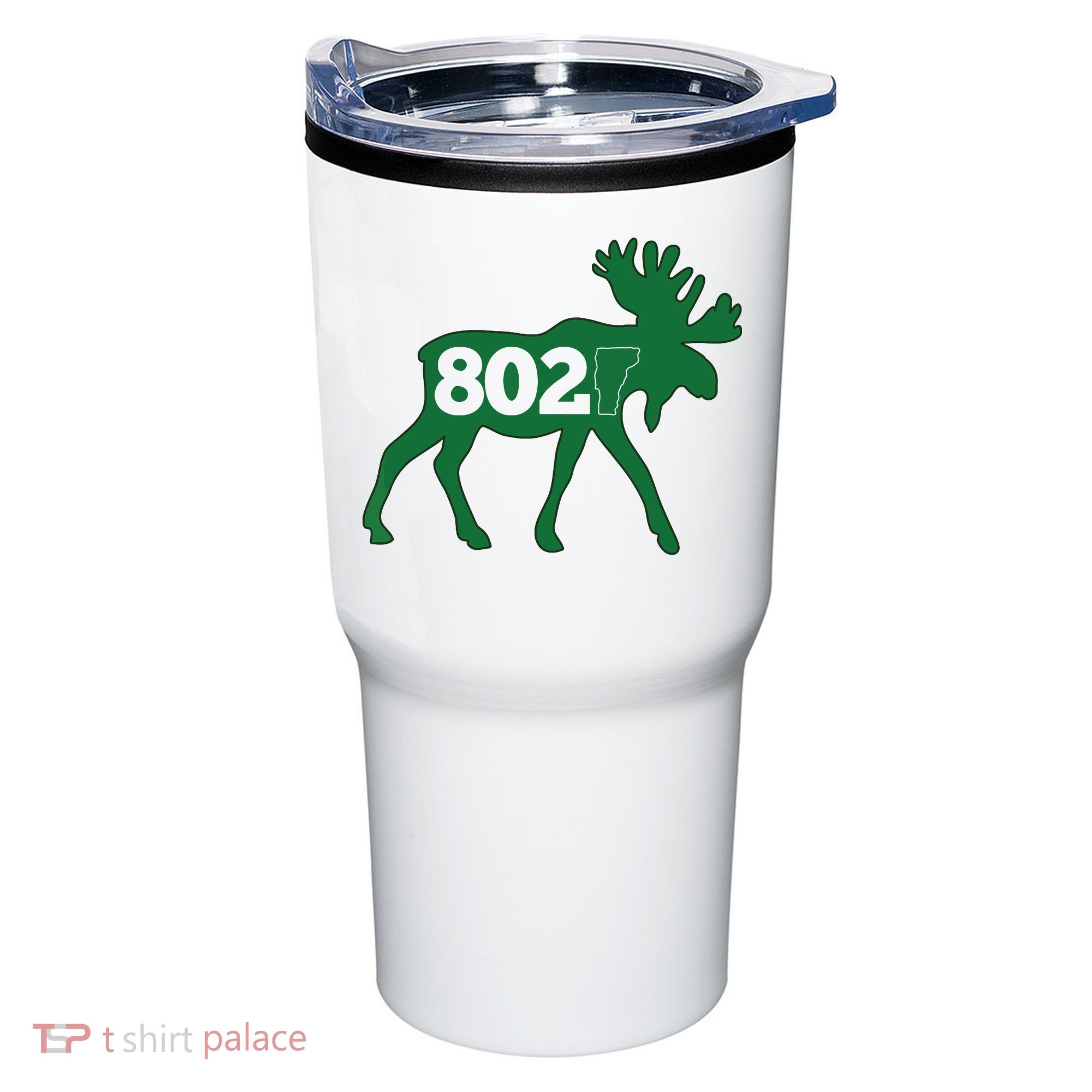 Vermont Moose 802 Vermont Green Mountain State Tumbler