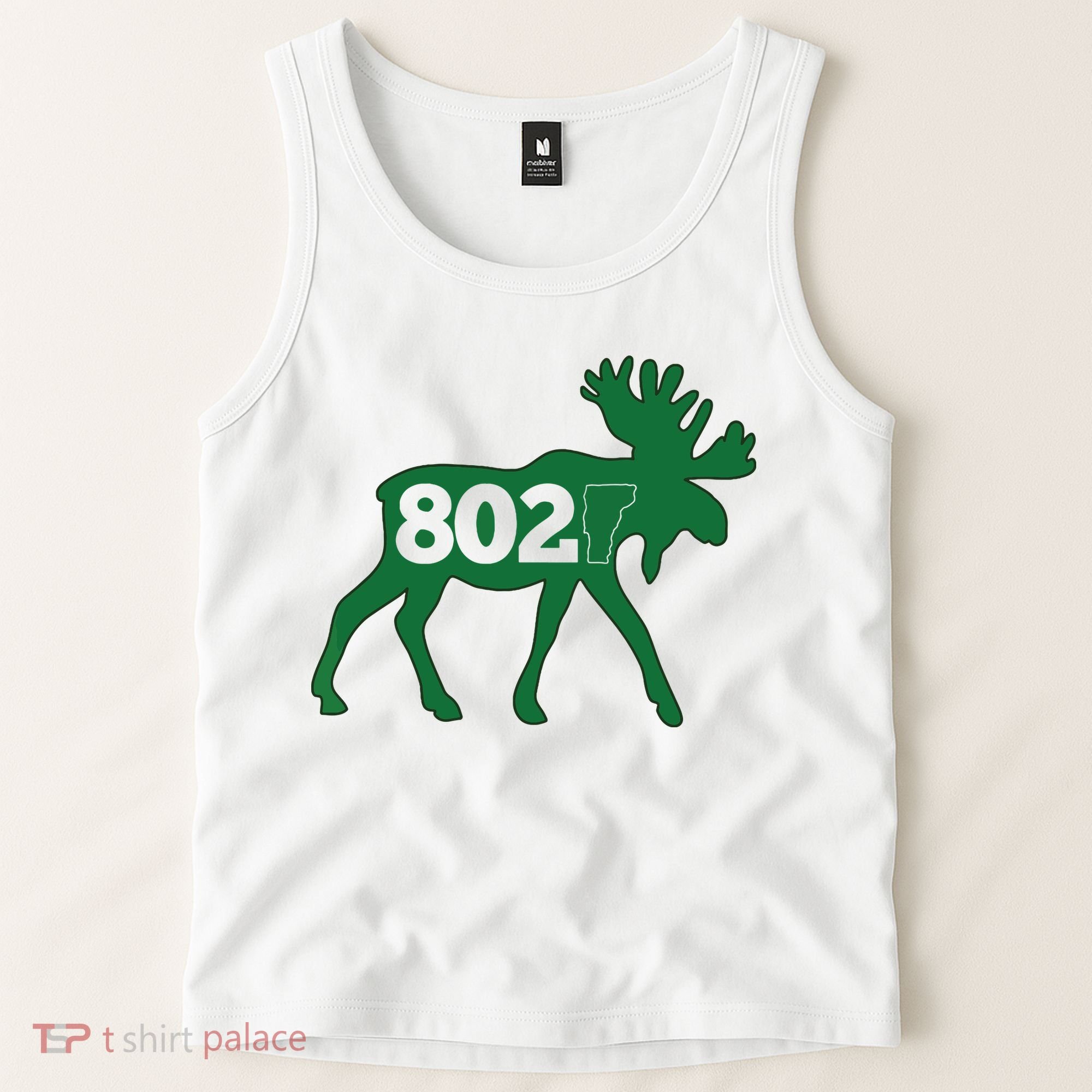 Vermont Moose 802 Vermont Green Mountain State Tank Top